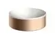 AXOR-HG-AXOR-Suite-Waschbecken-Badewannen-Aufsatzwaschtisch-300-ohne-Hahnloch-und-Ueberlauf-Polished-Red-Gold-42000300 gallery number 1